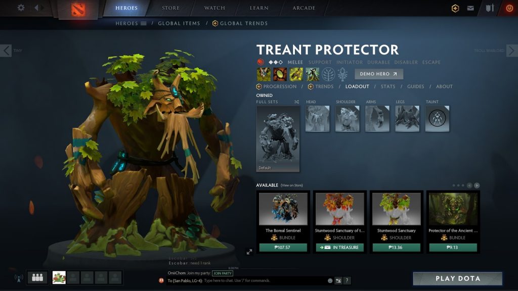 Treant Protector Loadout