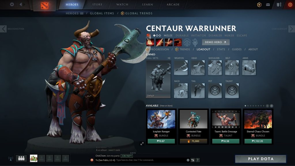 Centaur Warrunner Loadout